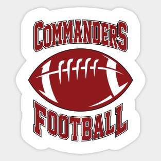 WST Commanders Football Club Sticker